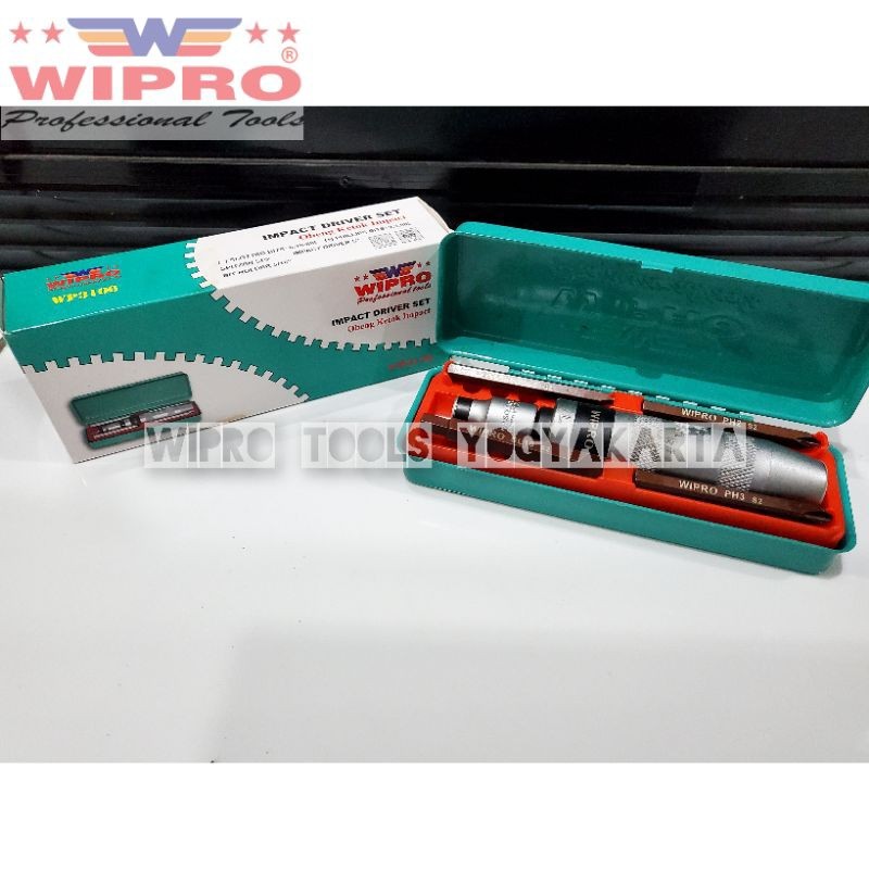 Wipro Obeng Ketok Impact Screwdriver Set WP-3106