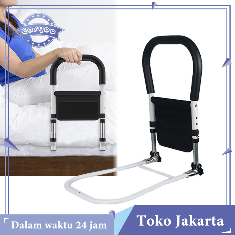 Bed Assist Rail Alat Bantu Bangun Lansia Dilipat Pegangan Tempat Tidur Folded Safety Bed Rail Lansia