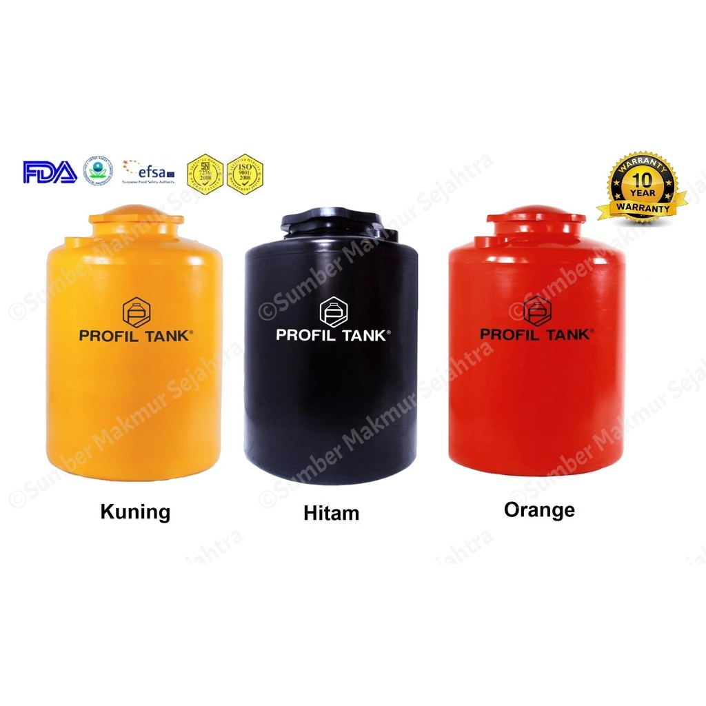 Tangki Toren Tandon Air Profil 250 liter - TDA 250