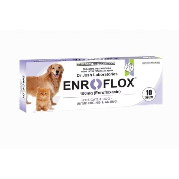 Best In Show Enroflox 10tabs - Obat Antibiotik Anjing & Kucing