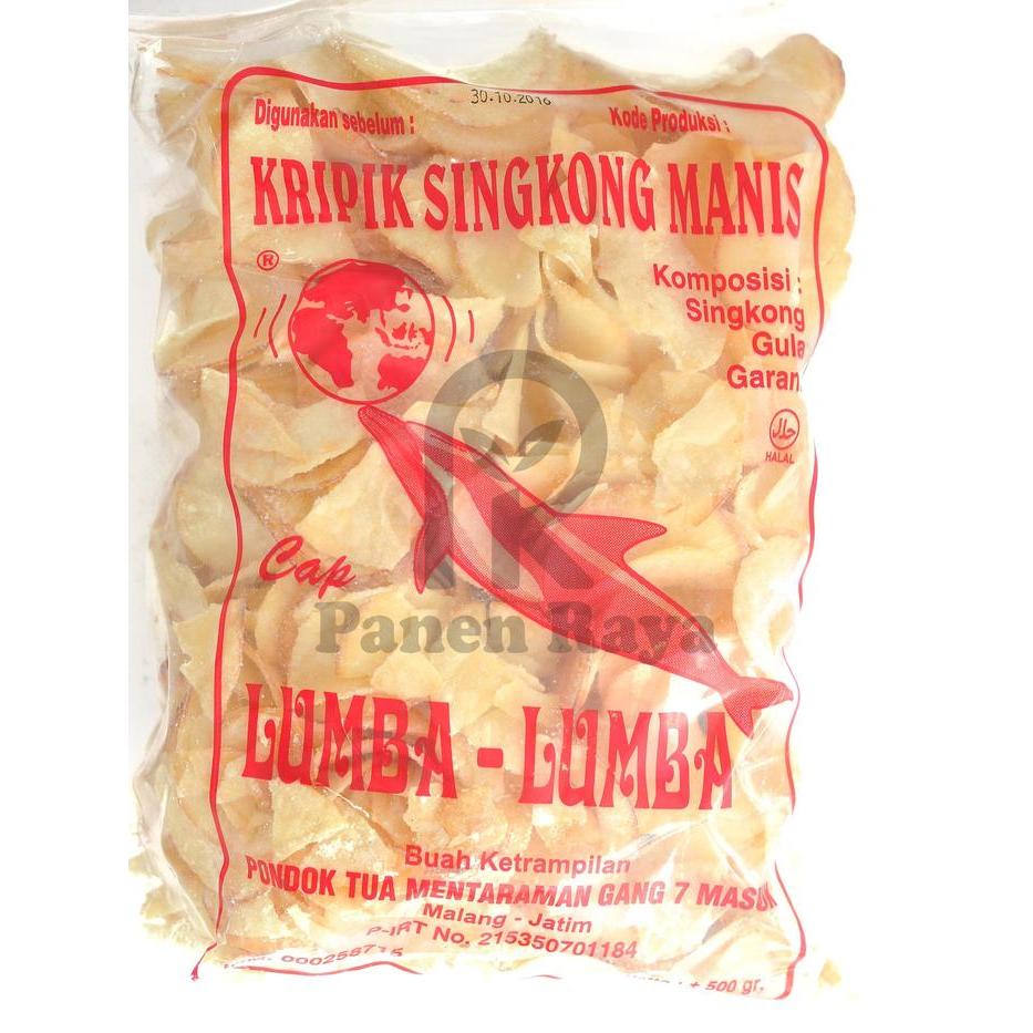 Keripik Singkong Malang Lumba Lumba Besar Kripik Manis / Asin - Manis