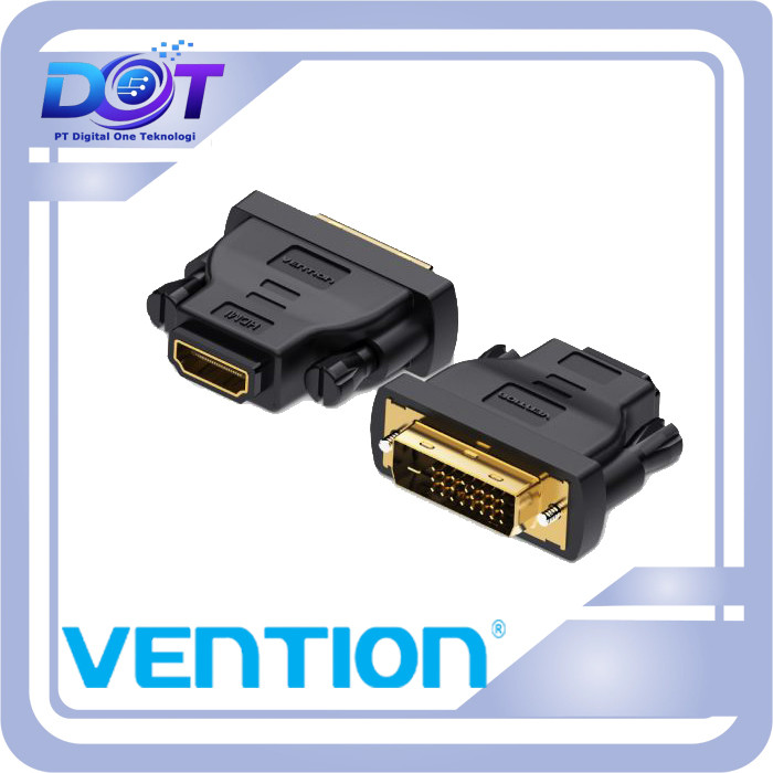 Converter DVI to HDMI VENTION Male Dvi-D/I to Hdmi Female Adapter Bi-Directional - ECDBO