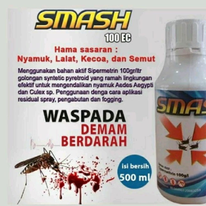 Smash 100 EC 500 Ml Fogging Nyamuk Ampuh Ori