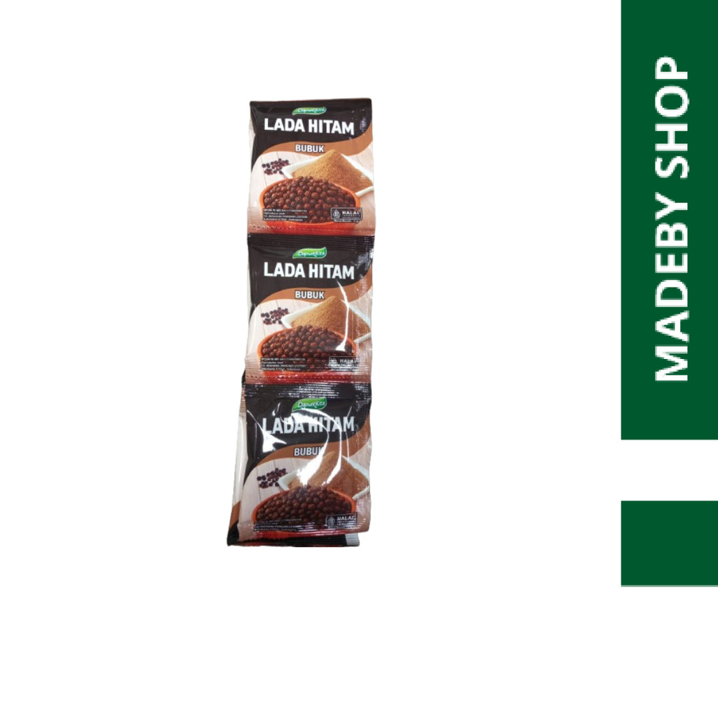 LADA BUBUK DAPUR KITA LADA HITAM BUBUK 1 RENTENG 12 PCS