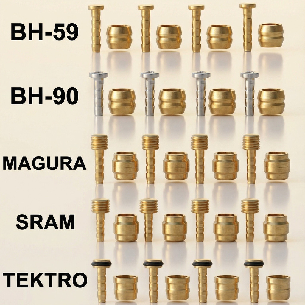 Olive Connector Insert Needle Konektor Rem Hidrolik Sepeda Shimano Tektro Bh59 Bh90 Jarum Mtb Road