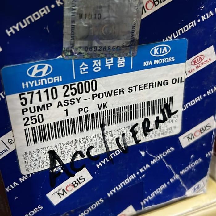 PASSPompa power steering original Hyundai verna- avega 2000-2009