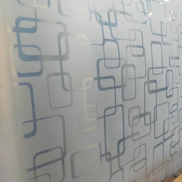 Fiber pagar plastik penutup pagar motif minimalis - KOTAK PUTIH