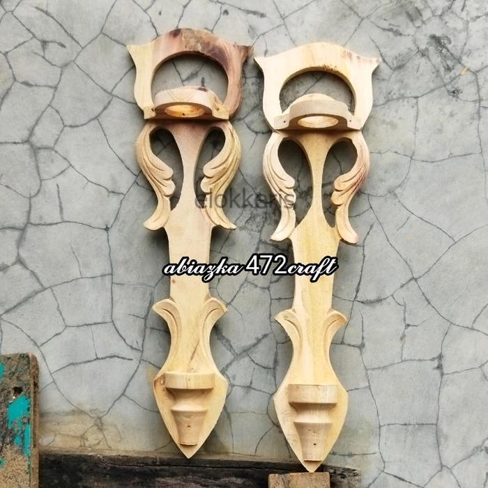 blawong gantungan tombak & keris natural EK4324