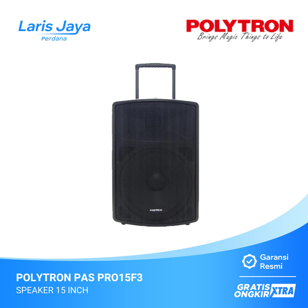 SPEAKER AKTIF POLYTRON PAS PRO 15F3 / PASPRO15F3 | 15 INCH SPEAKER AKTIF