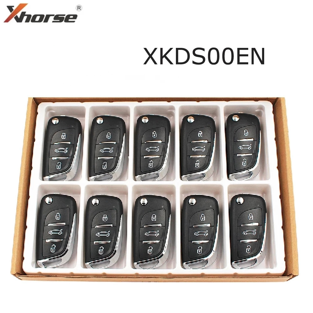 Xhorse XKDS00EN 3 Buttons Flip Remote Xhorse VVDI Remote Wire Remote Key for VVDI Key Tool Global Ve