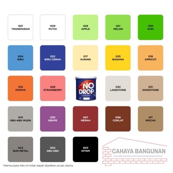 NO DROP Galon 4Kg 4 Kg NoDrop Cat Pelapis Anti Bocor Warna Kargo - WARNA LAINNYA