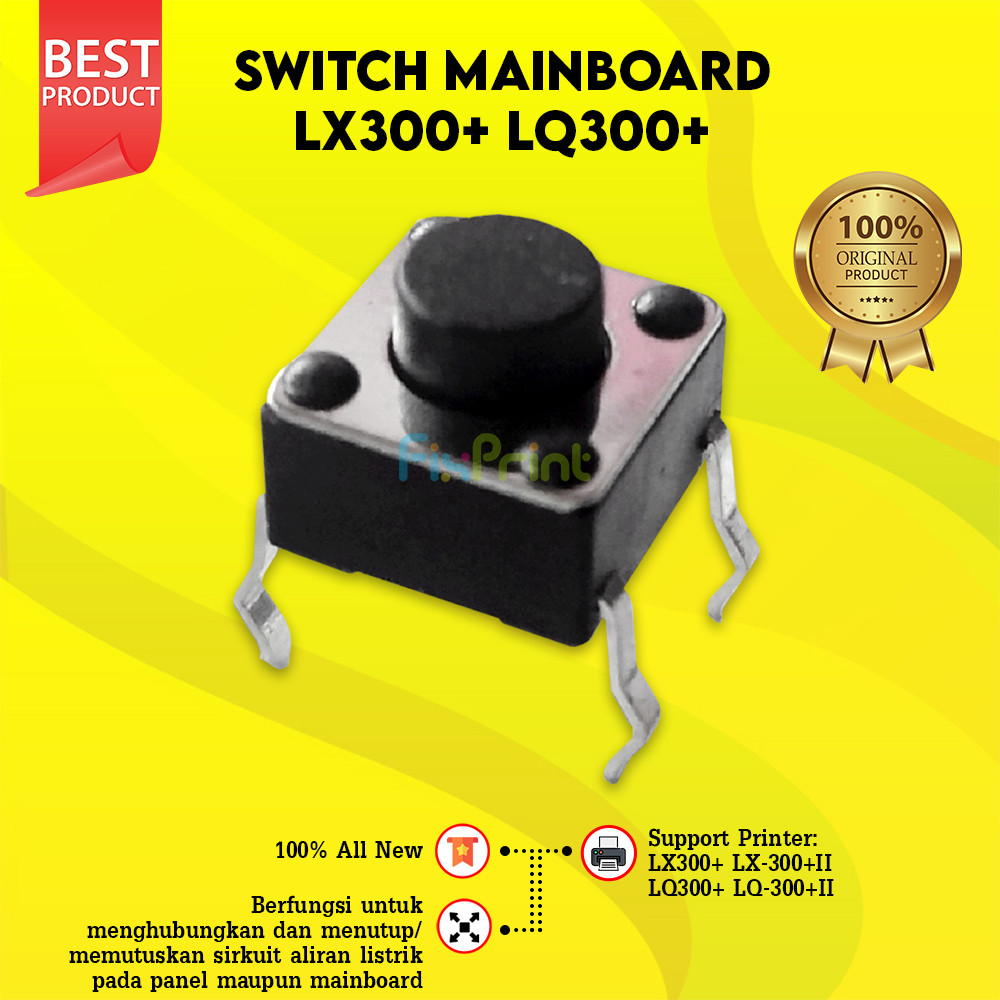 Switch Mainboard Epson LX300+ LX300+II LQ300+ LQ300+II, Tombol Switch Board LX-300+ LX-300plusII
