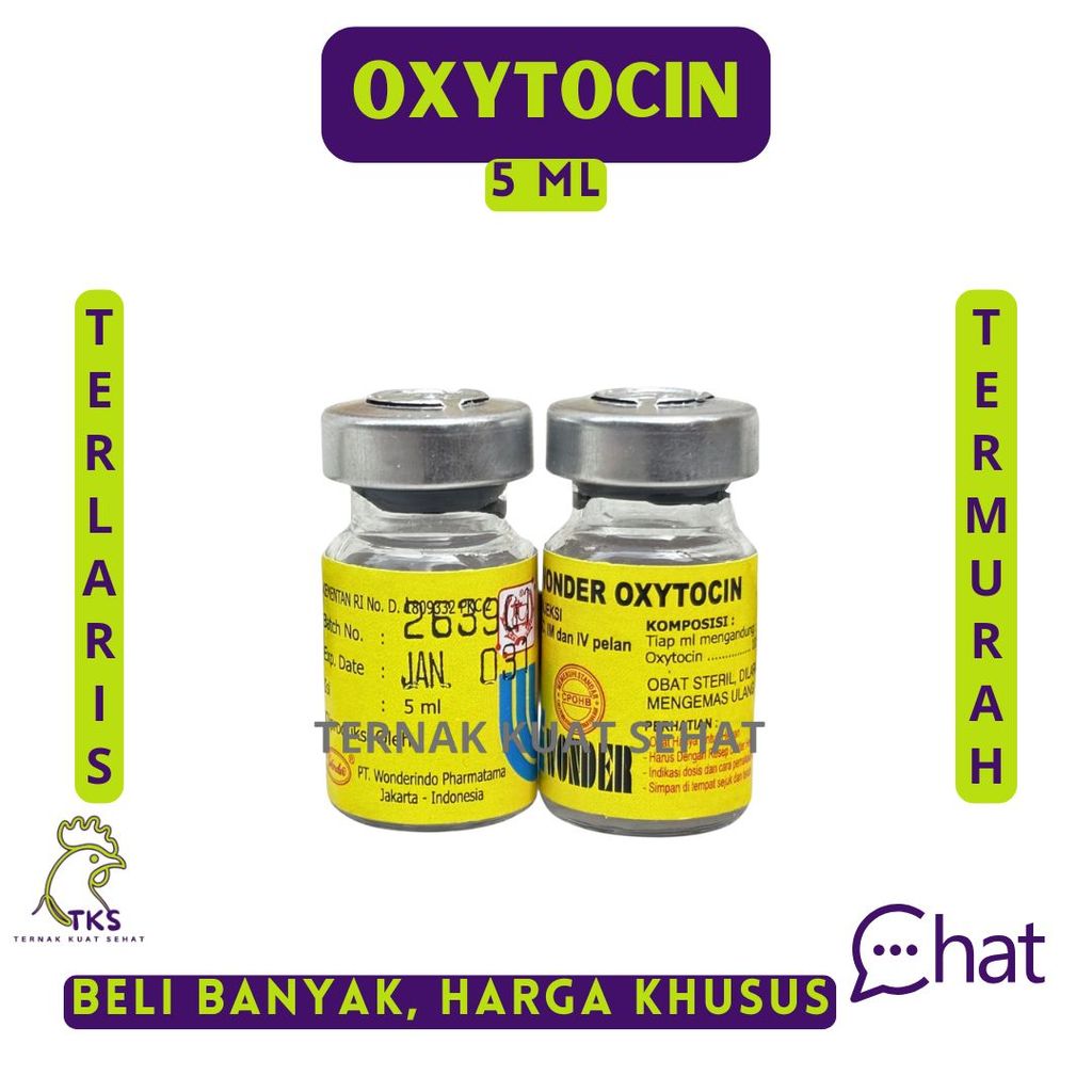 WONDER OXYTOCIN 5 ML – Untuk Kesehatan Hewan TERNAKNESIA