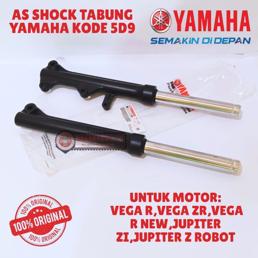 AS SHOCK+TABUNG ORIGINAL YAMAHA KODE 5D9, AS SHOCK TABUNG VEGA R, AS SHOCK TABUNG VEGA ZR, AS SHOCK 