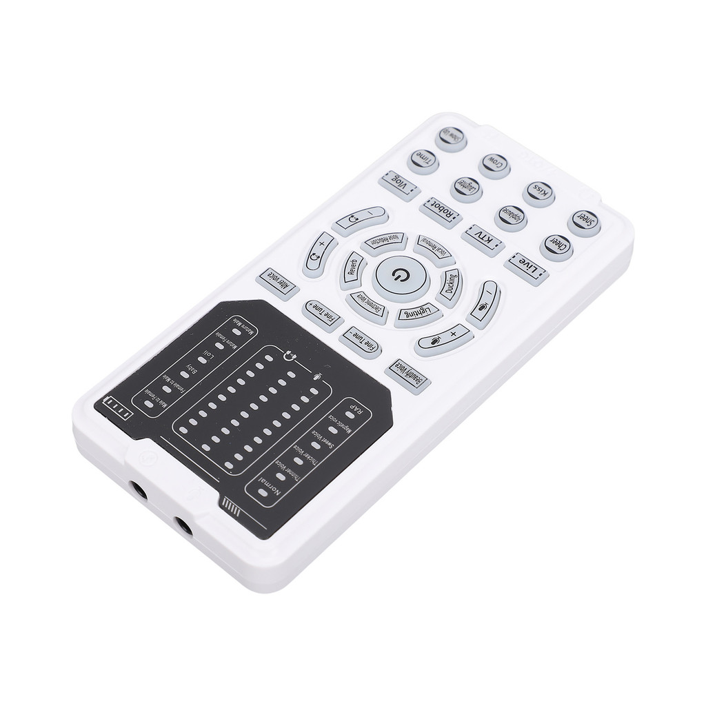 Voice Changer Portable Voice Changer Device 15 Voice Modes Noise Reduction Sound Card 10Level Live S