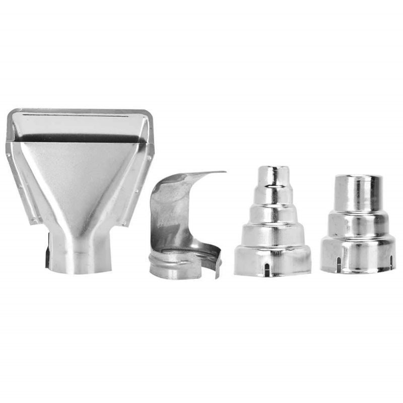 4pcs Hot Air Heat Gun Blower Nozzle Stainless Hot Air Gun Accessories Tools Hot Air Angle Nozzle
