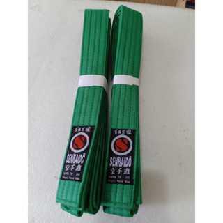(Time Sport Store) Sabuk karate hijau sabuk karate senkaido hijau sabuk