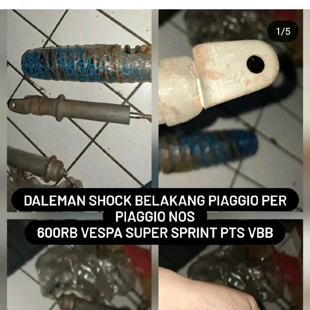 shock belakang vespa super sprint pts vbb nos sesuai foto merk piaggio