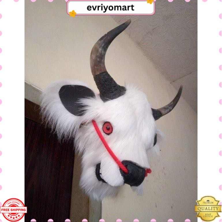 COD PROMO Barongan Bantengan Full Bulu Free Kemul / Bantengan Dewasa / Barongan Bantengan Baru EVR -