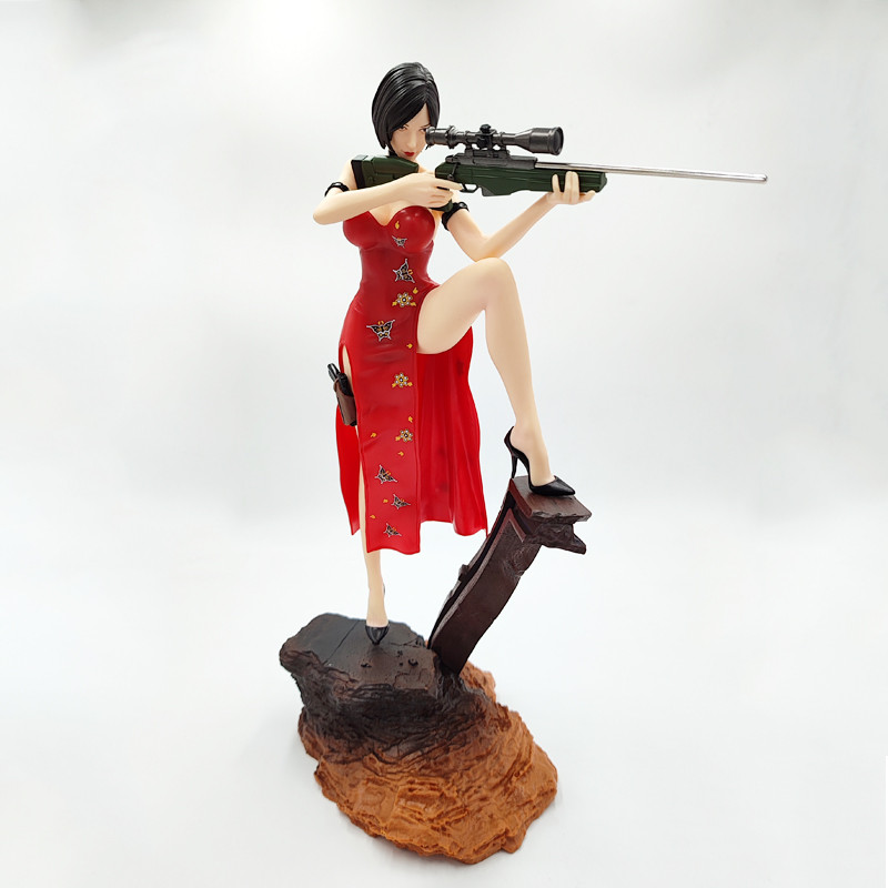 Biohazard Game Reside Evil Jill Valentine Leon Kennedy Ada Wong Statue PVC Action Figure AdaWong Col
