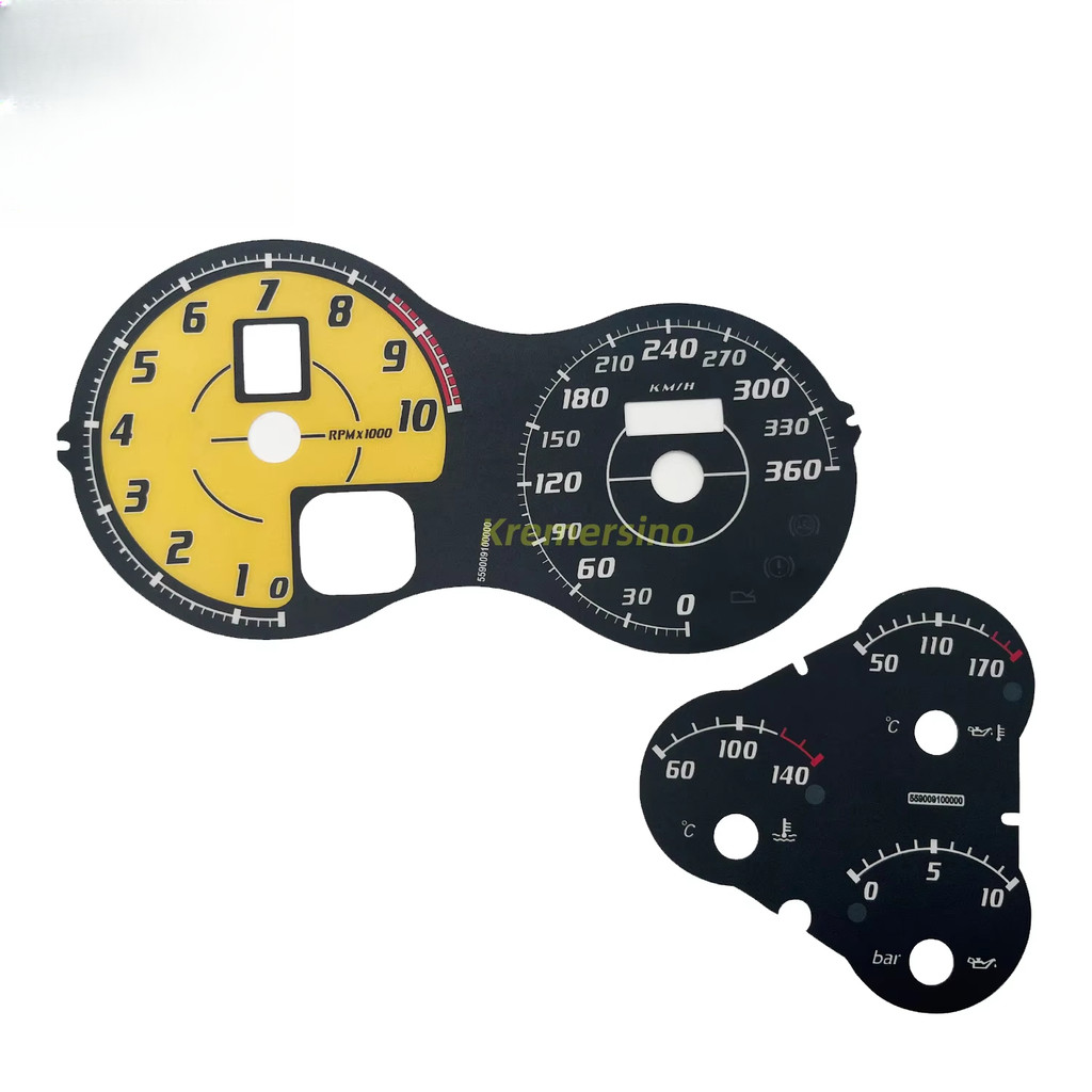 Dashboard Sticker Instrument Panel Trim Sticker For Ferrari F360 1999-2005 F430 2004-2009 Dashboard 