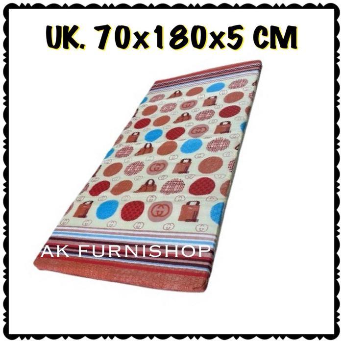 KASUR LIPAT BUSA DAKRON MURAH - BUKAN BUSA BIASA - 70X180X 5 CM