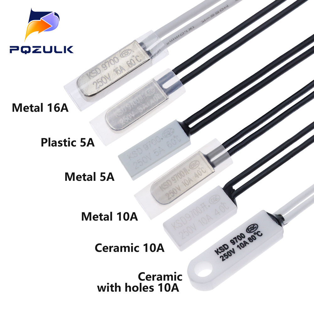 KSD9700 250V 5A 10A 16ATemperature Switch Thermal control 40 45 50 55 60 65 70 75 80 85 90 95 100 10