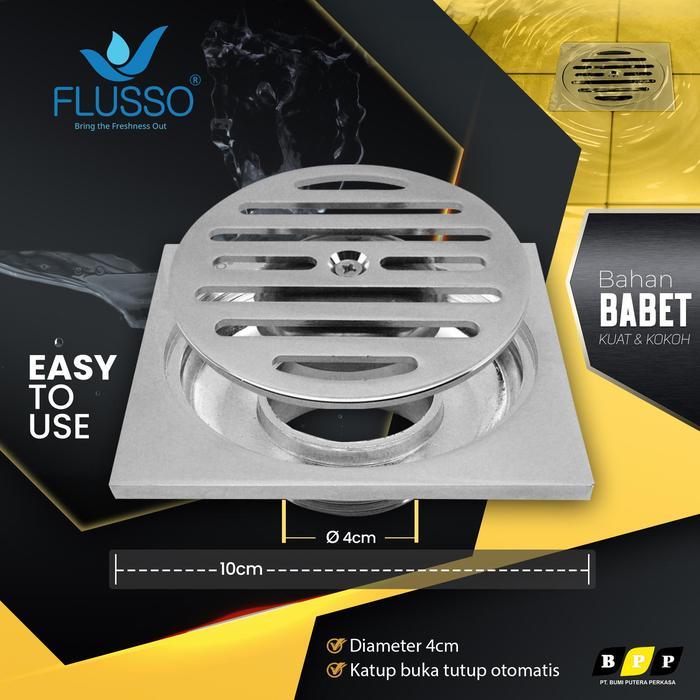 FLUSSO Saringan Got / Afur lantai Stainless / Saringan kamar Mandi Toilet | 519 - AFUR TOTO 4