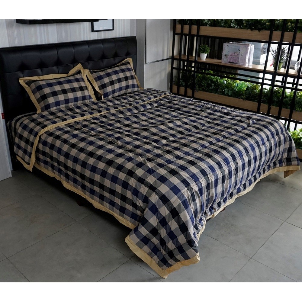 Idola Style Bedcover saja tanpa sprei 160 / 240 Yarn Dyed LV-YD-5819