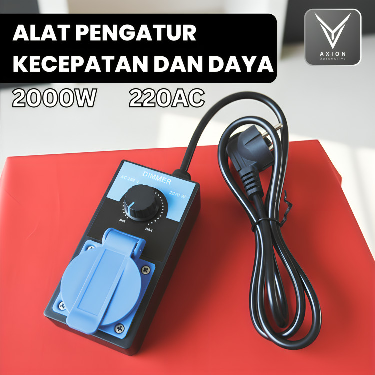 Dimmer Speed Control 2000W Pengatur Kecepatan Gerinda Dimmer Gerinda 2000 Watt AC 220V