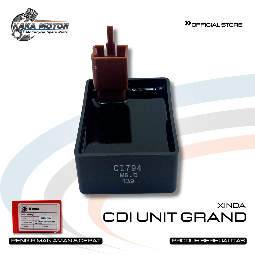 CDI UNIT GRAND XINDA - CDI DIGITAL SHINDENGEN HONDA PRIMA SUPRA LAMA LEGENDA