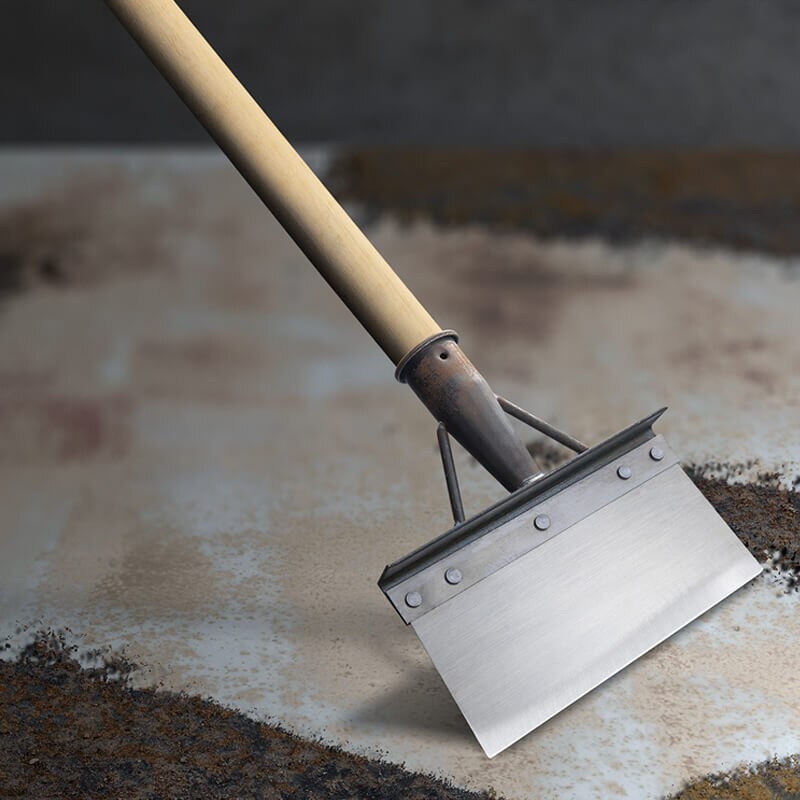 New Sekop Tanah Penyiangan Multifungsi Sekop Kotoran Sapi Baja Mangan Sekop Rata Sekop Pembersih Kot