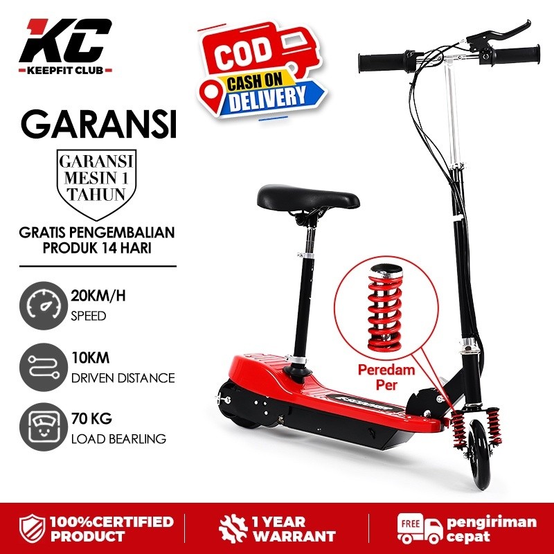 BM Skuter Elektrik Folding Powerful 15KM/H 4.5AH /Scooter Listrik Dewasa Murah Sekuter Listrik Dewas