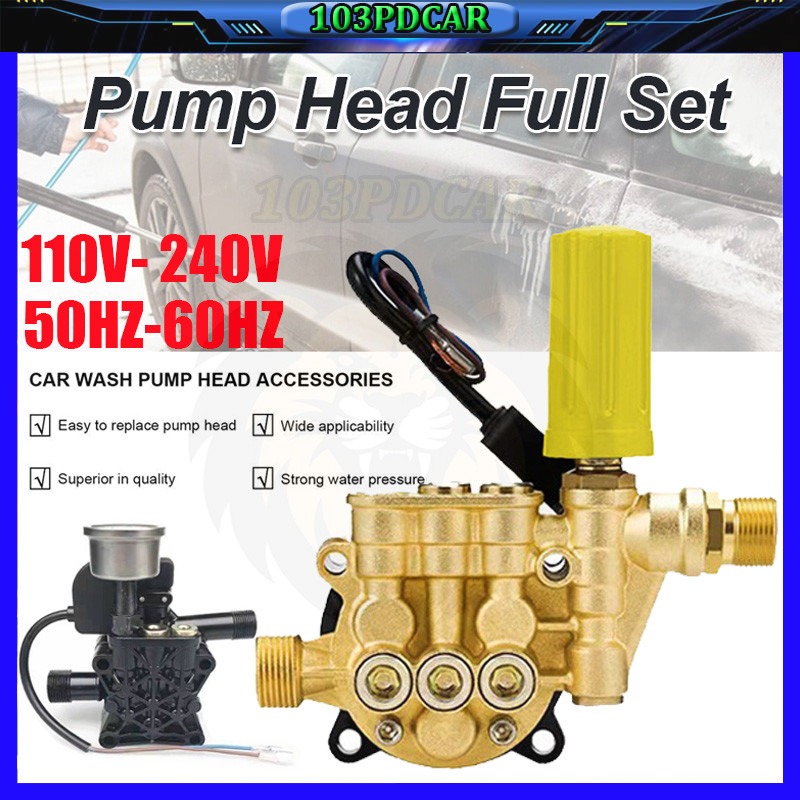 1800W Pump Head Complite Jet Cleaner Universal Aksesoris Pompa Pencuci Tekanan Untuk Jet Cleaner Kep