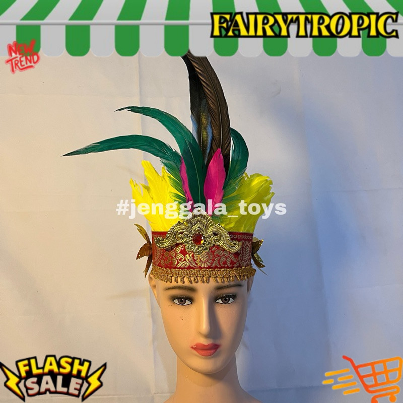 Aksesoris Kepala Bulu Ayam Bando Bulu Ayam Bandana Aksesoris karnaval BEST PRODUK 