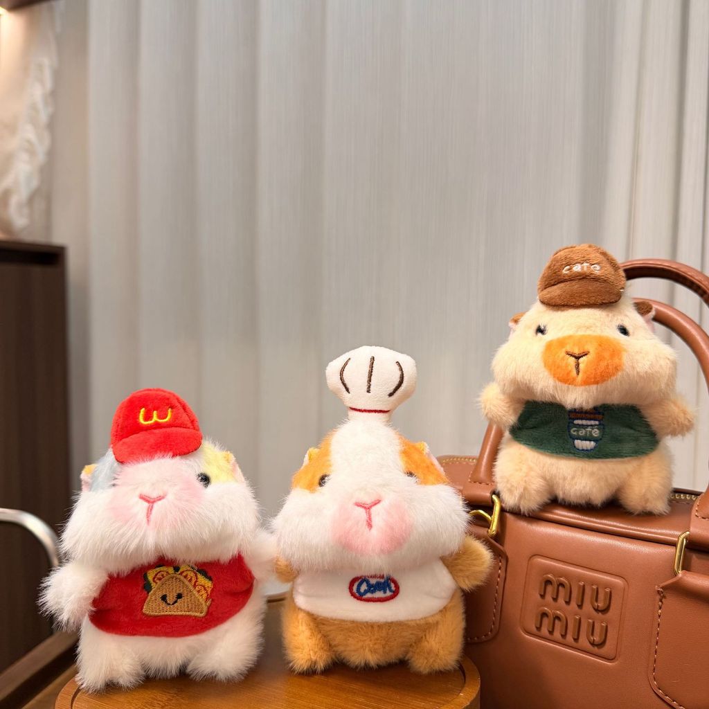 Gantungan boneka guinea pig yang lucu dan menggemaskan