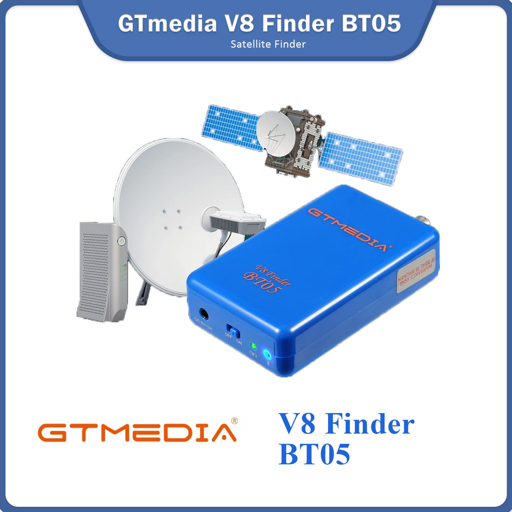 Original GTmea V8 Finder BT05 BT03 Brazil DVB-S2 Satellite Finder Better than ws-6933 ws6906 Upgrade