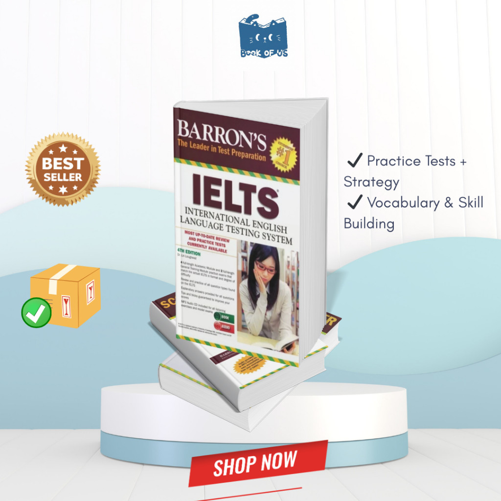 Buku Barron's The Leader in Test Preparation - IELTS Edisi 4