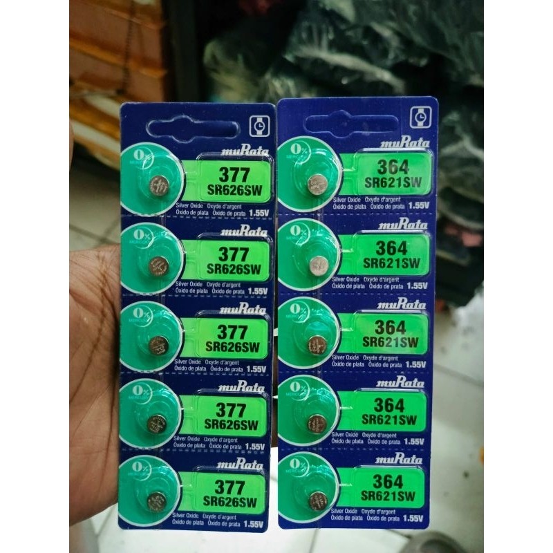 Murata Baterai Jam Tangan Sr626Sw Murata Sr621Sw Murata 377