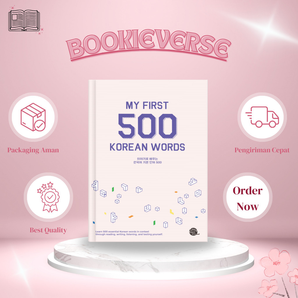 Buku Belajar Bahasa Korea | My First 500 Korean Words