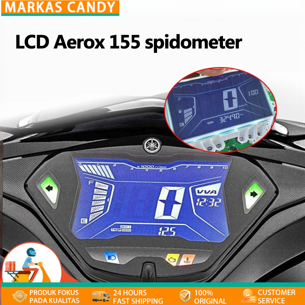 lcd aerox 155 laxi spidometer yamaha//LCD SPEEDOMETER AEROX 155 / LEXI 125 / 2016-2020 Speedometer I
