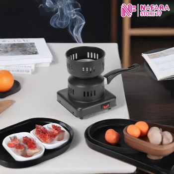 Kompor Listrik Mini Pemanas Arang Hookah BBQ Charcoal Burner 500W