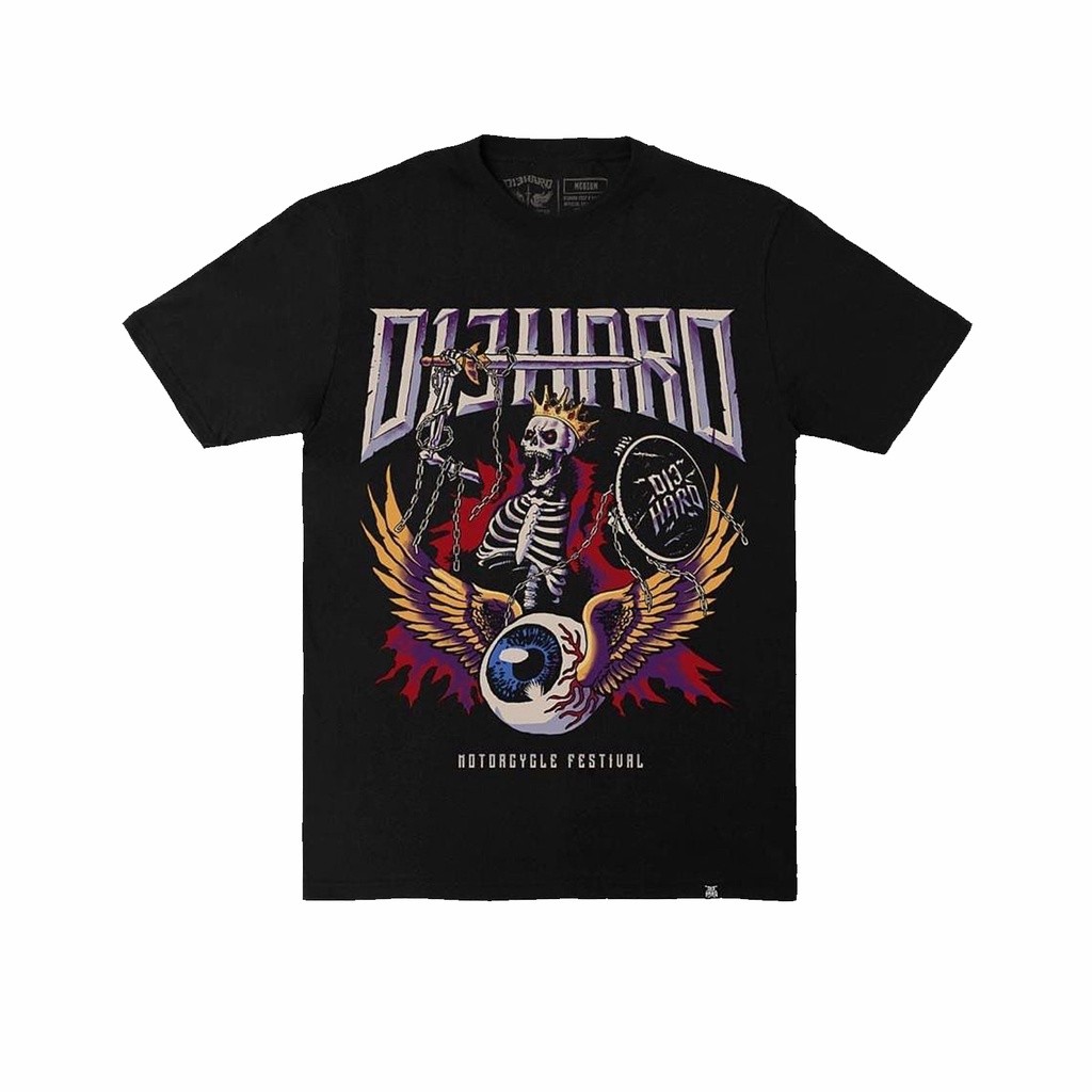 Kaos Von Dutch Die Hard collaboration 03 Black Kaos baju kaos pria distro original 100%