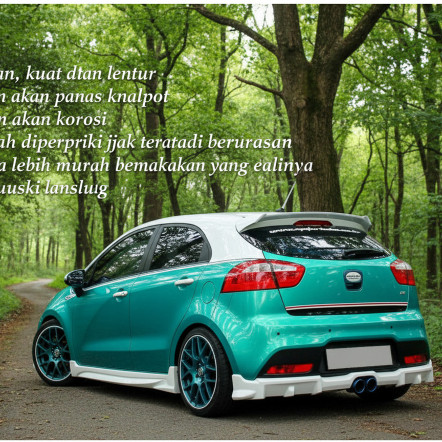 cicilan 0% bodykit kia rio body kit kia rio bodikit