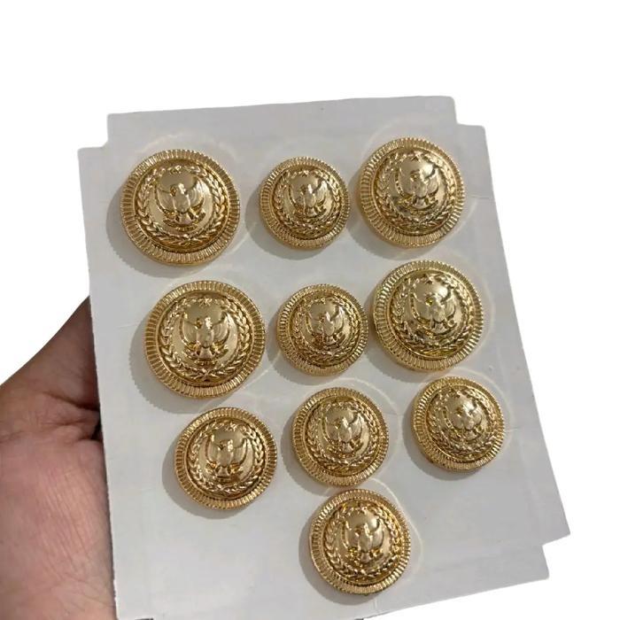 KANCING PDU KEMENIMIPAS | ATRIBUT KEMENIMIPAS TERBARU PREMIUM EXCLUSIVE GOLD Clips sepuh emas