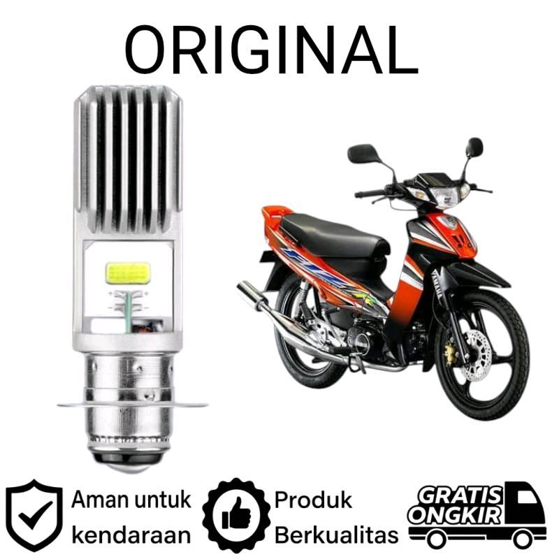 AM 1pcs Lampu depan LED H6 COB motor Yamaha F1z F1ZR