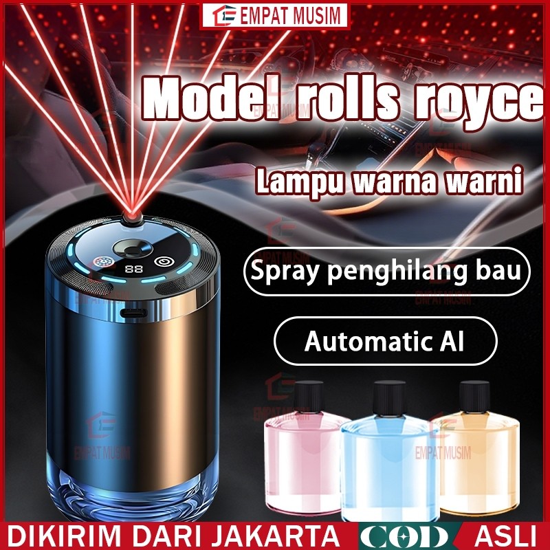 [ LED Galaxy ]Diffuser Aromaterapi Mobil -Pengharum Mobil Wangi Segar Penghilang Bau Pengharum Mobil