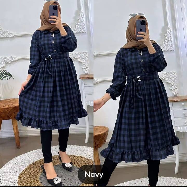[[ BESTSELLER ]] AMELIA TUNIK/ TUNIK WANITA JUMBO LD 120/ ATASAN WANITA TERBARU BAHAN FLANEL