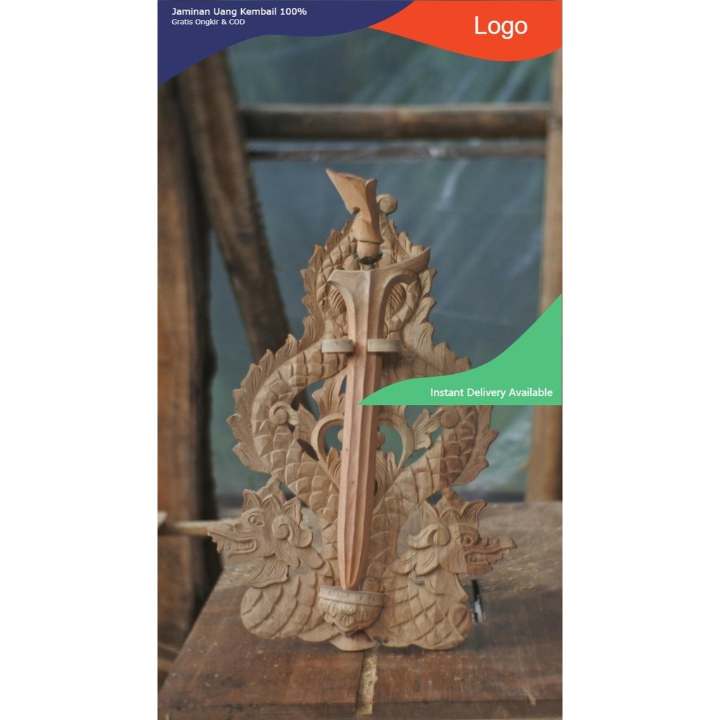 blawong keris naga ukiran jepara 175rb ND16