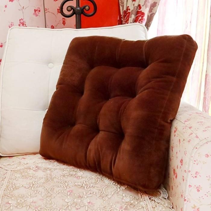 Bantal Lesehan Duduk Lantai Cafe Jumbo Empuk Bahan Halus Murah Ukuran 40cm Bantal Sandaran Kantor - 